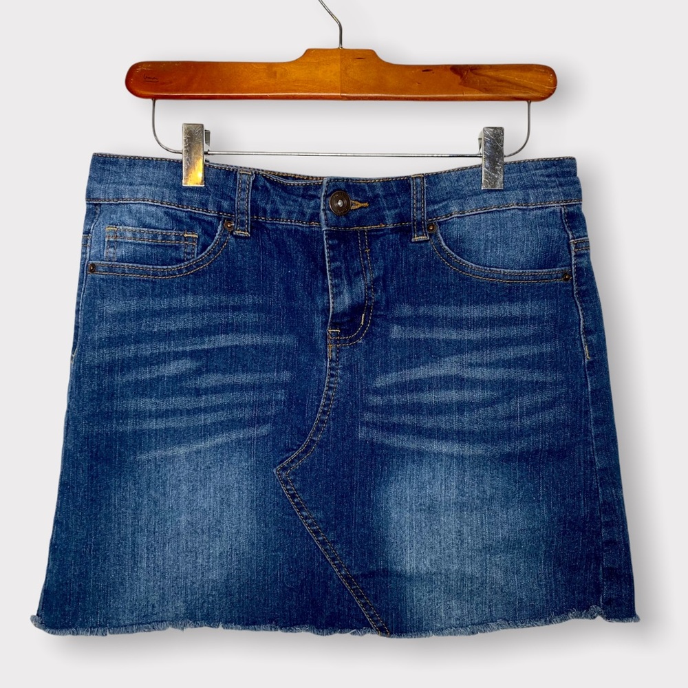 Rue 21 jeans cut off skirt juniors size large